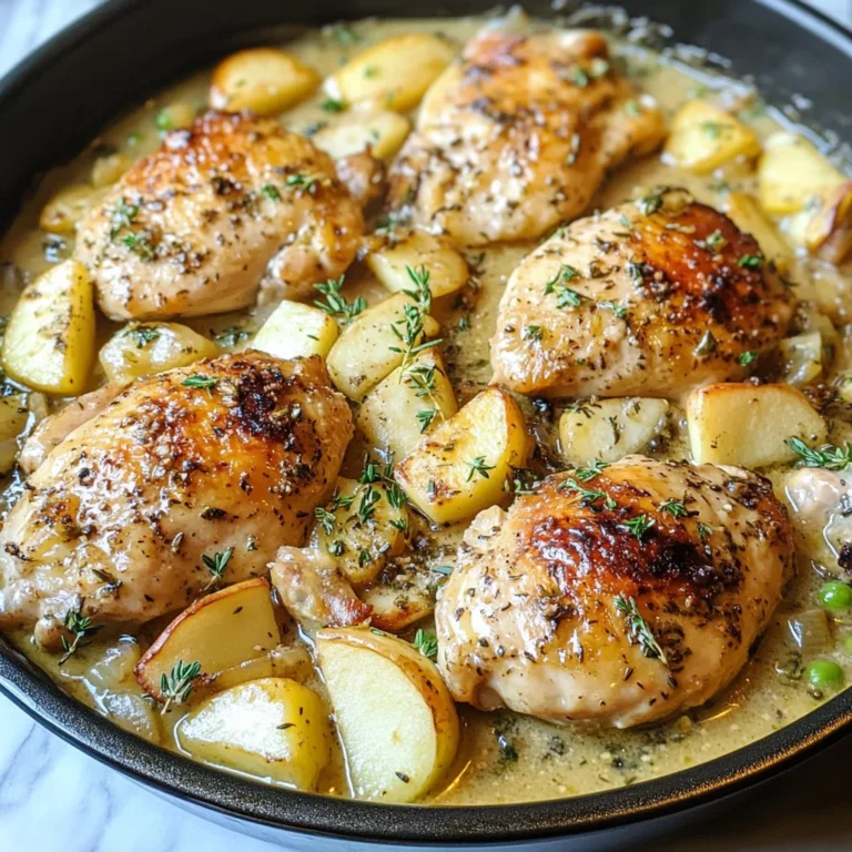 French Chicken Casserole a la Normande