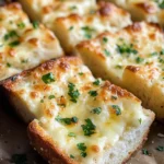 Gooey Garlic Cheese Bread
