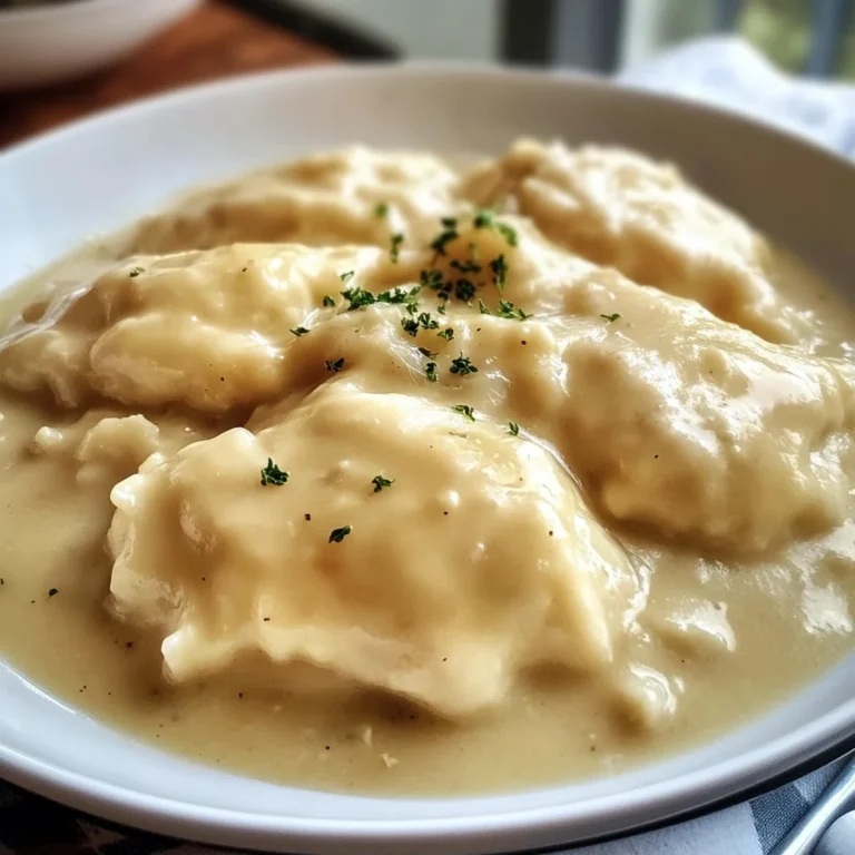 Homemade Cracker Barrel-Style Chicken and Dumplings