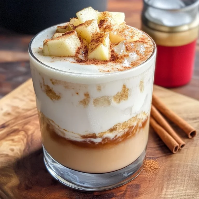 Iced Apple Crisp Cream Chai (Starbucks Copycat)