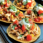 Mexican Rotisserie Chicken Tostadas