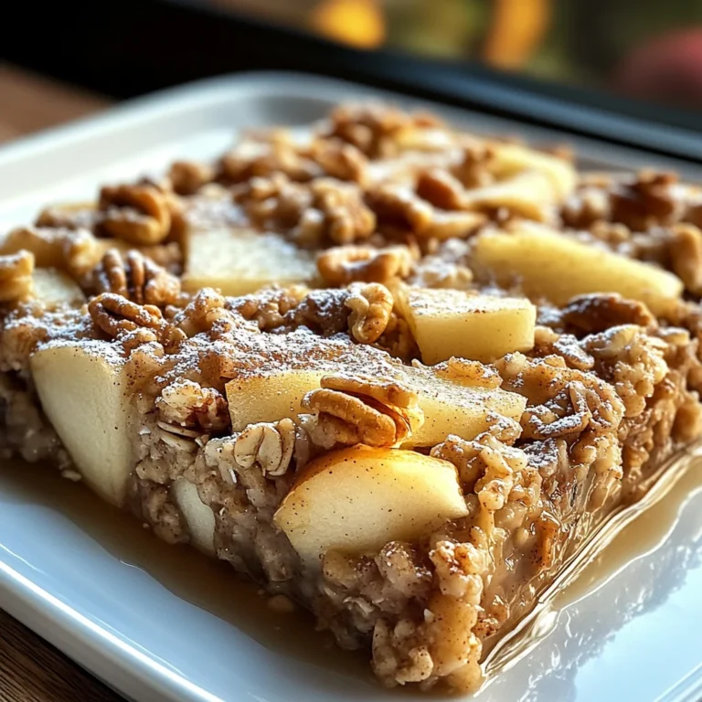 Oatmeal Apple Breakfast Bake