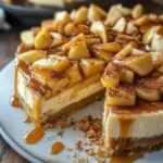 Salted Caramel Apple Pie Cheesecake