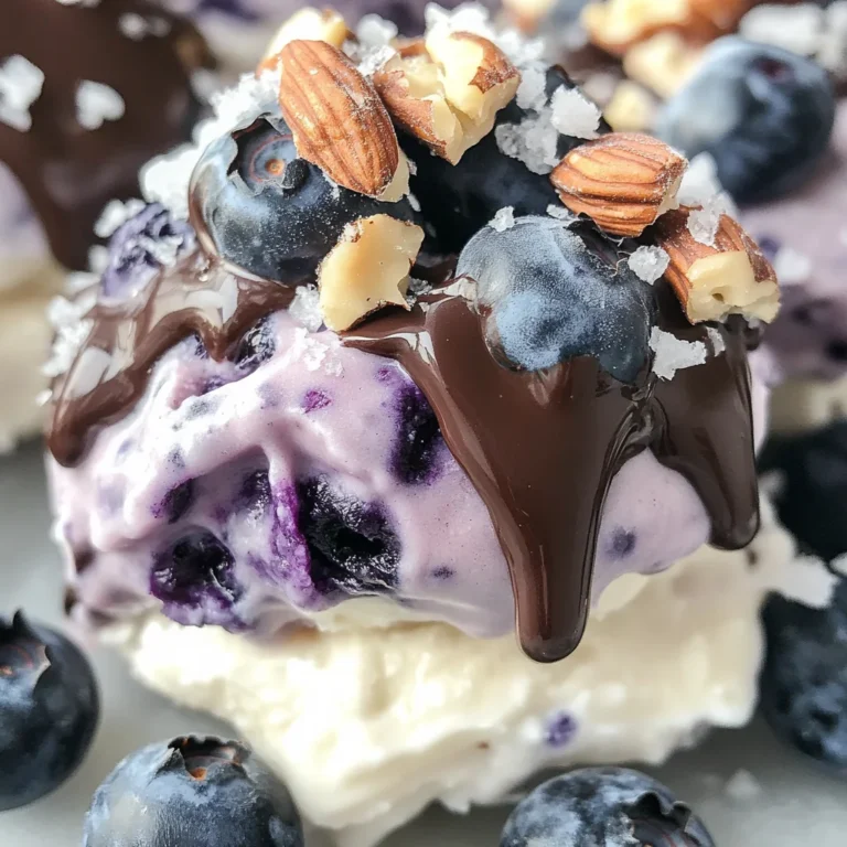 Wholesome Frozen Blueberry Yogurt Clusters