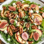 Apple Arugula Salad With Maple Pecans
