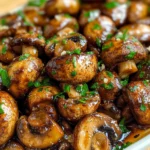 Balsamic Roasted Mushrooms
