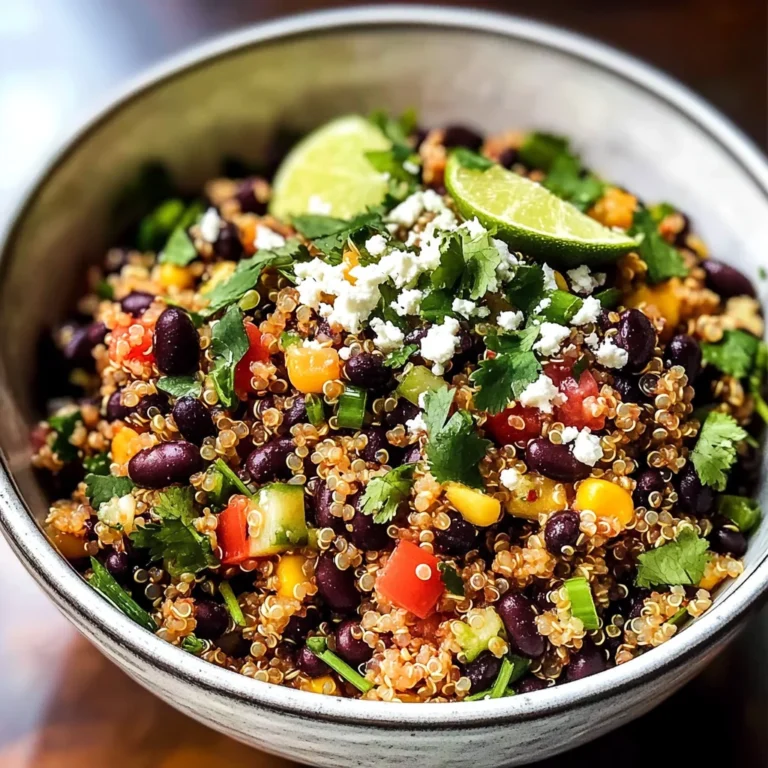 Black Bean Quinoa Salad Recipe
