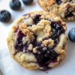 Blueberry muffin cookies -Crumbl copycat