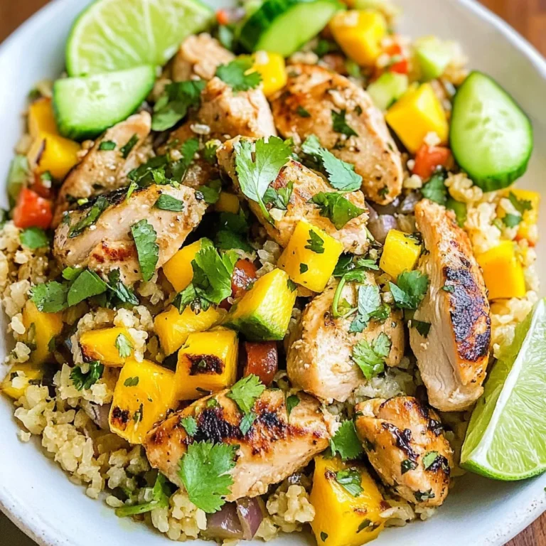 Cilantro Lime Chicken & Riced Cauliflower