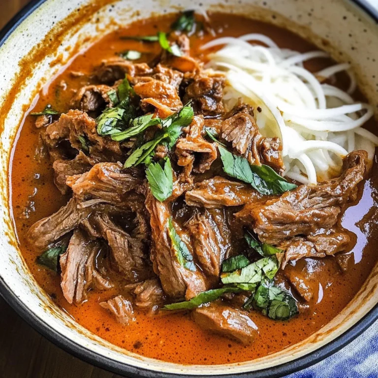 Coconut Red Curry Drip Beef