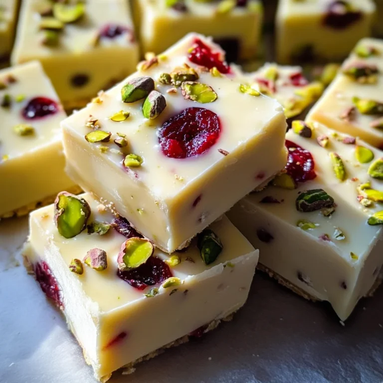 Cranberry Pistachio Fudge