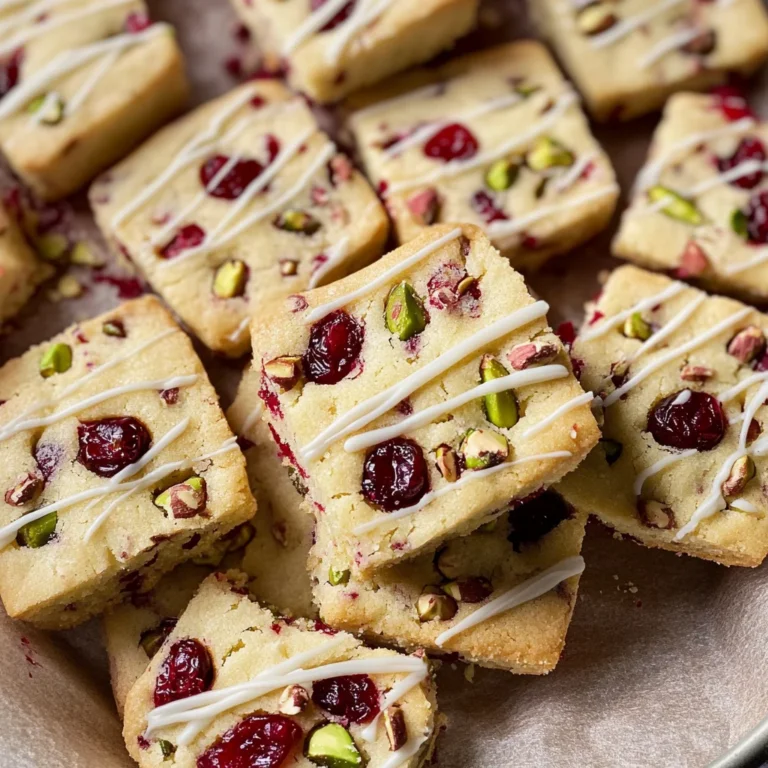 Cranberry Pistachio Shortbread Cookies: The Holiday Cookie That Actually Looks Fancy