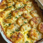 Dad’s Creamy & Cheesy Au Gratin Potatoes