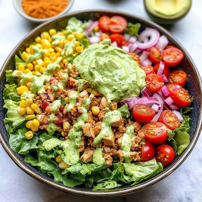 Easy Cilantro Lime Chicken Taco Salad