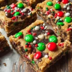 GOOEY Christmas Cookie Bars Recipe