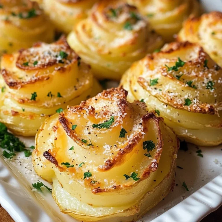 Garlic Parmesan Duchess Potatoes