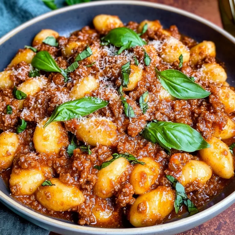 Gnocchi Bolognese
