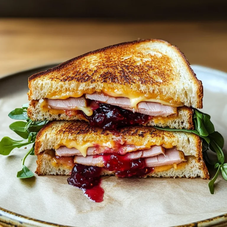 Ham Cheddar Cranberry Melt