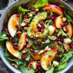 Juicy Christmas Salad with Honey Mustard Dressing