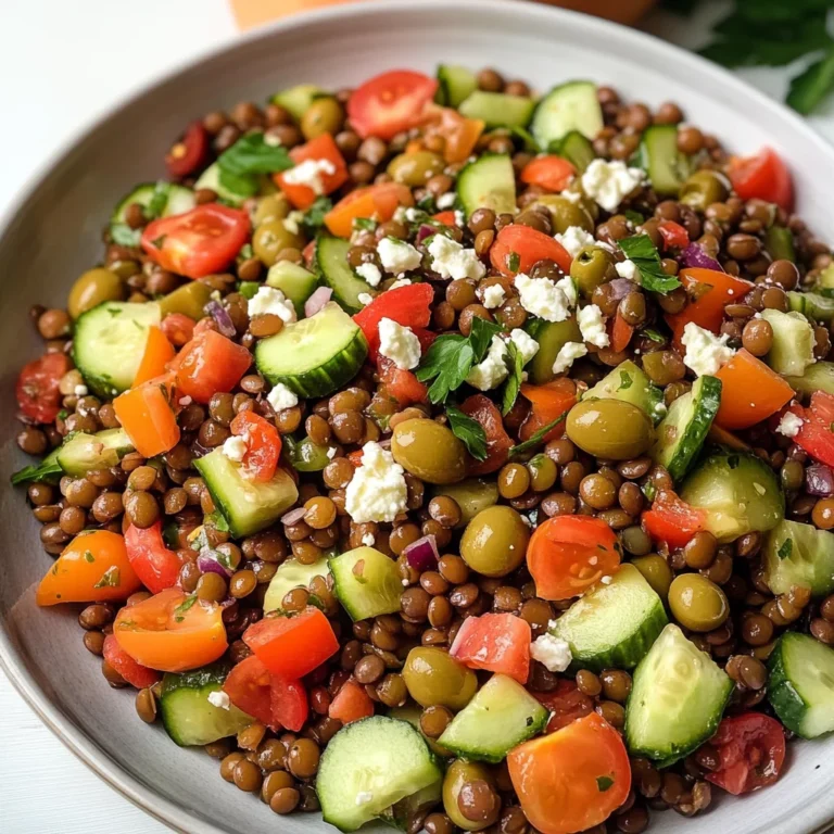 Mediterranean Lentil Salad