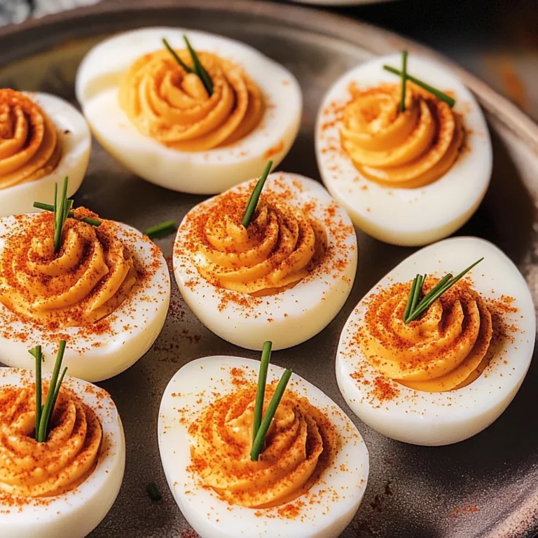 Pumpkin Patch Deviled Eggs