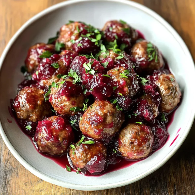 Quick Cranberry Meatballs (Christmas Recipe)