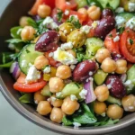 Refreshing Chickpea Greek Salad