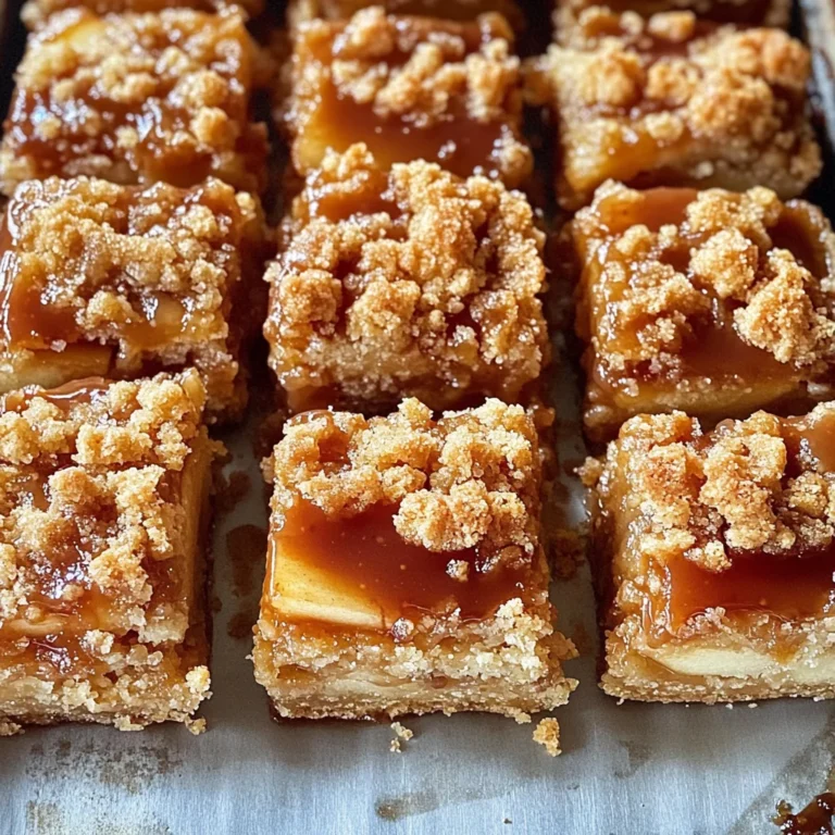Salted Caramel Apple Pie Bars