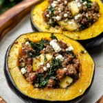 Sausage-Stuffed Acorn Squash