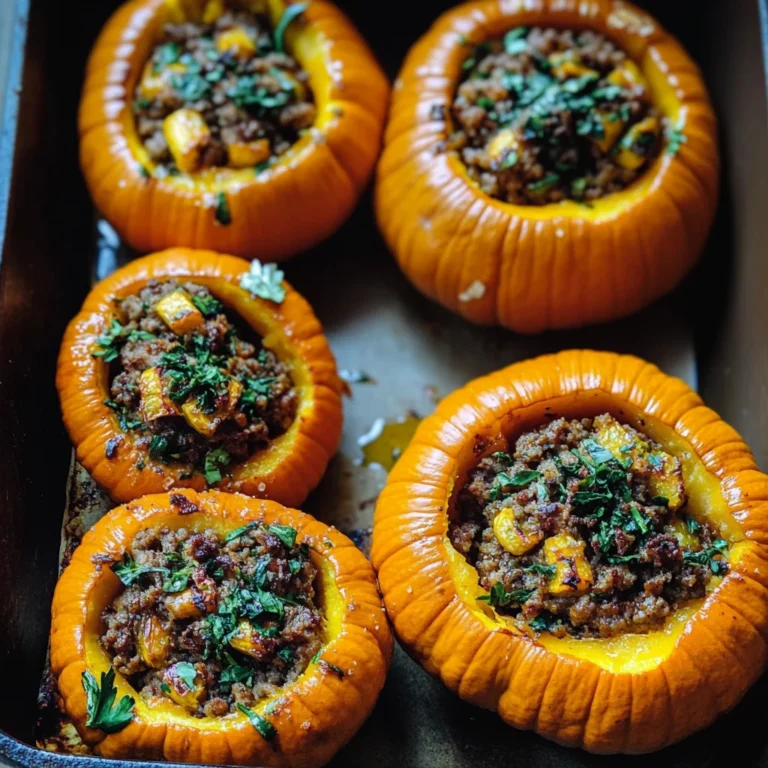 Stuffed Mini Pumpkins Recipe