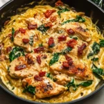 Tuscan Chicken and Spaghetti Squash Recipe