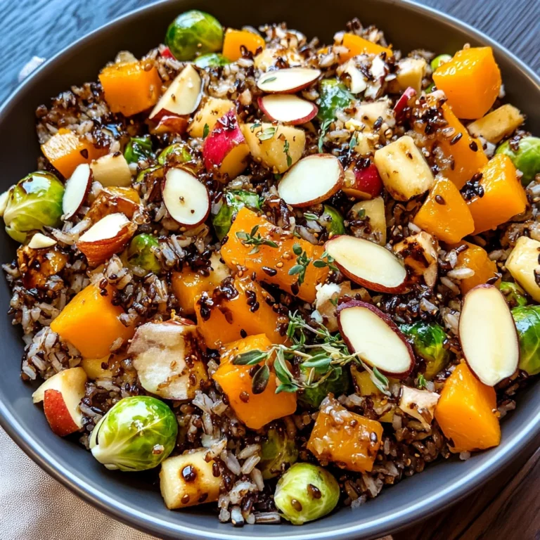 Wild Rice Harvest Bowls with Fig Balsamic Vinaigrette