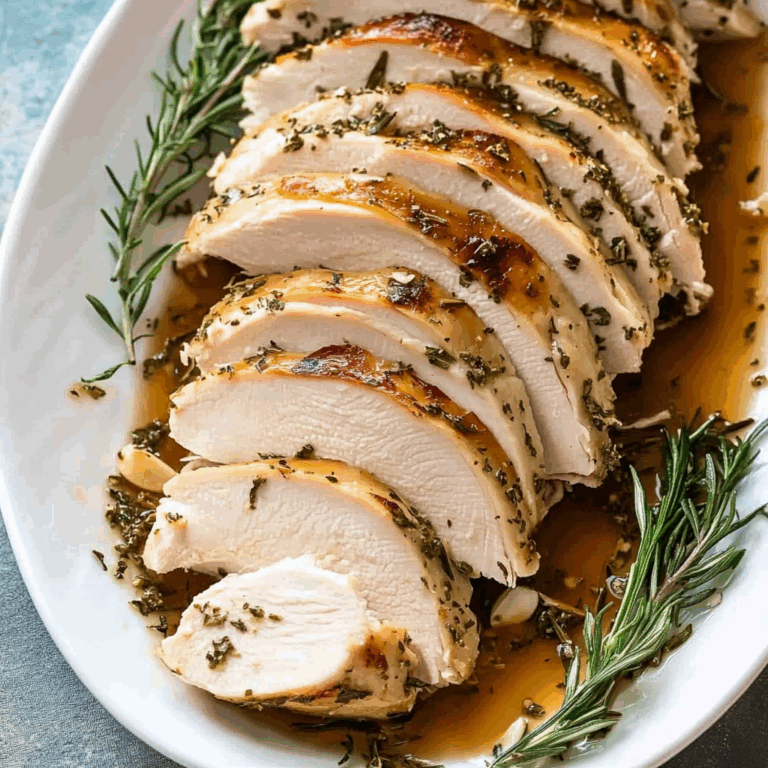 Garlic Herb Slow Cooker Turkey Breast