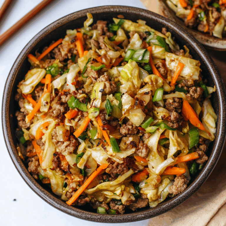 Paleo Egg Roll in a Bowl