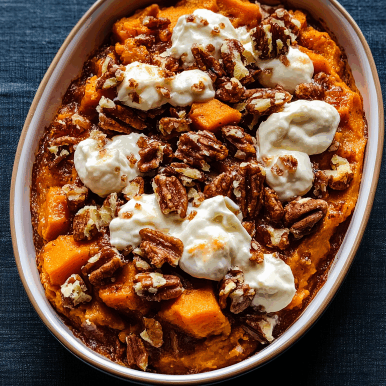 Southern Maple Sweet Potato Casserole