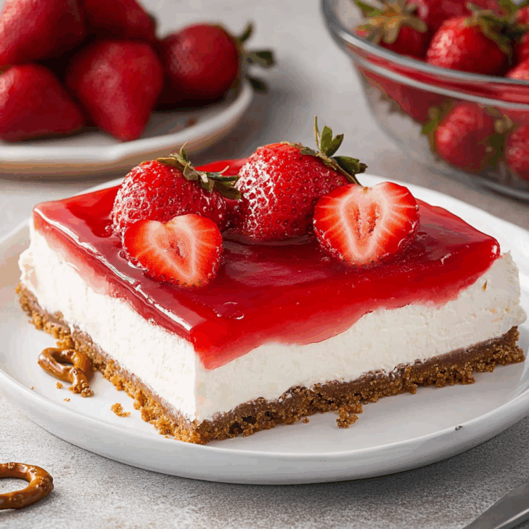 Strawberry Pretzel Salad