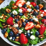 15-Minute Strawberry Spinach Salad