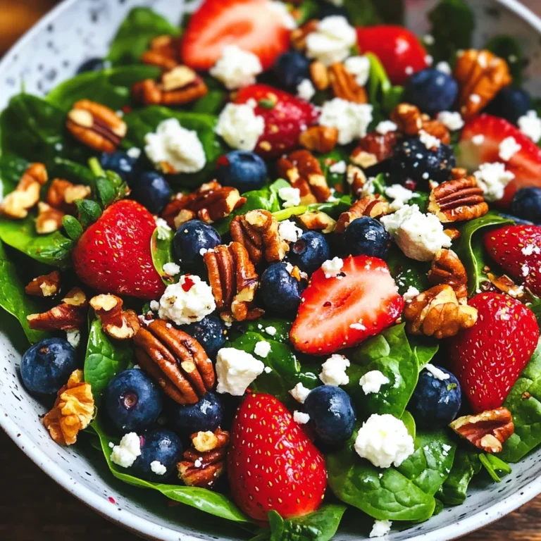 15-Minute Strawberry Spinach Salad