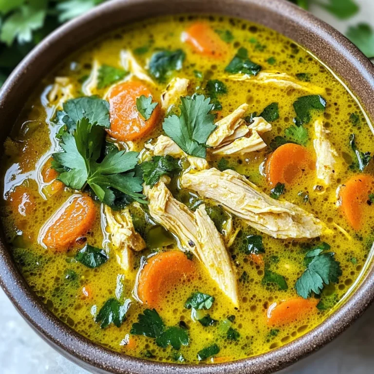 Anti Inflammatory Turmeric Chicken Soup