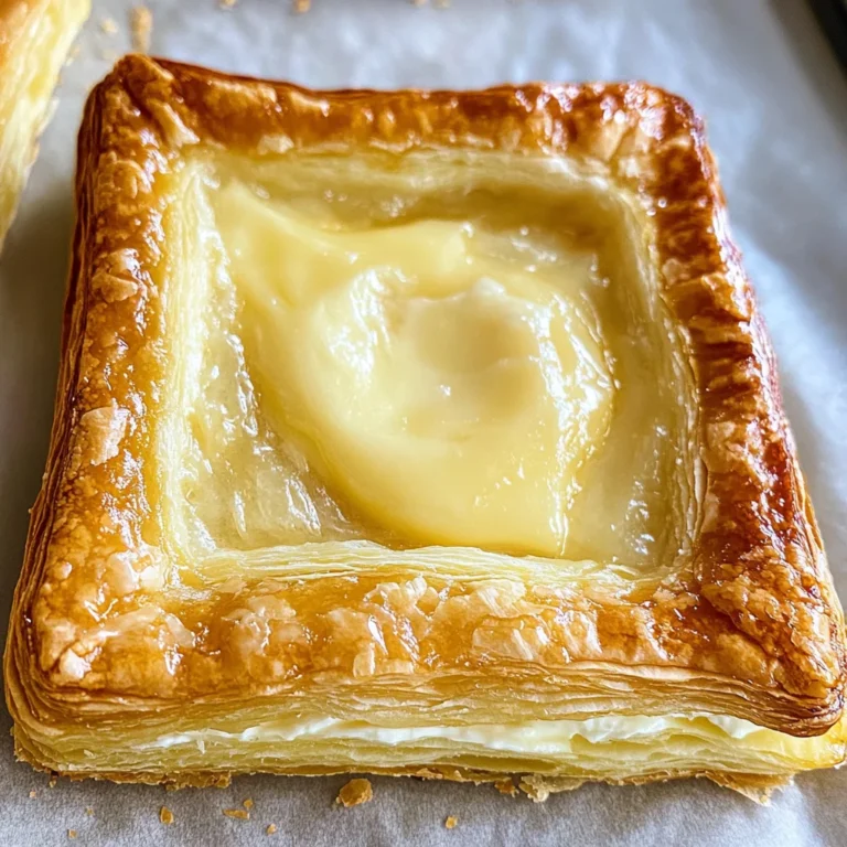 Cheese Danish with Puff Pastry