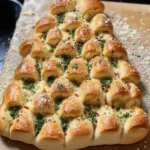 Cheesy Pull-Apart Christmas Tree Bread