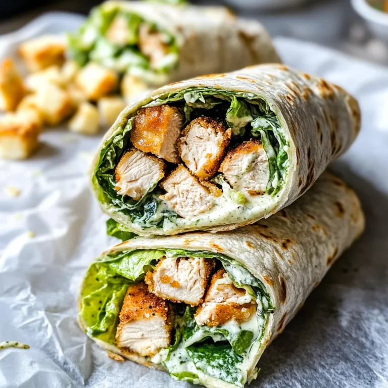 Chicken Caesar Wraps