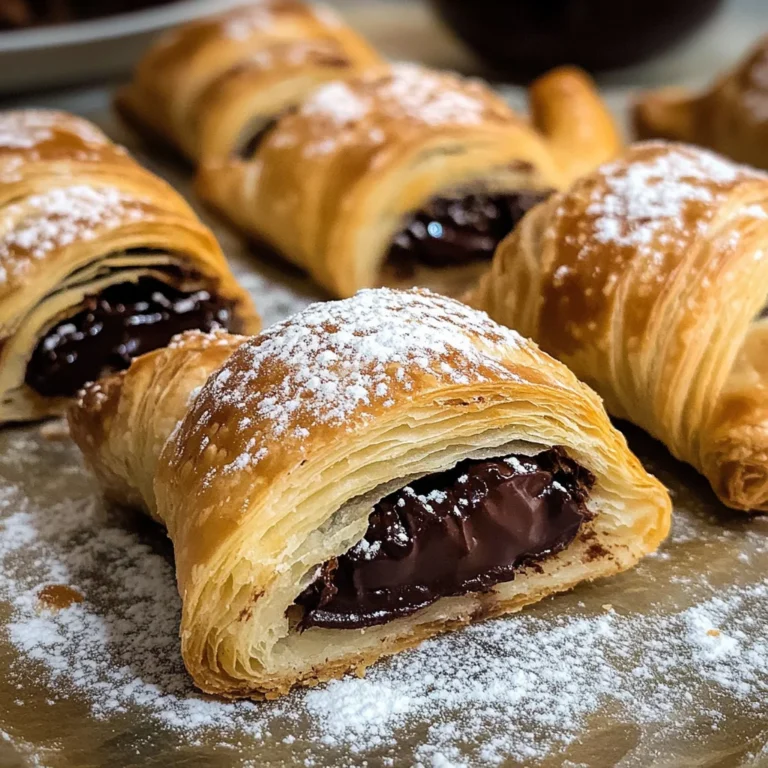 Chocolate Puff Pastries