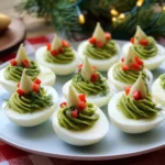 Christmas Tree Deviled Eggs