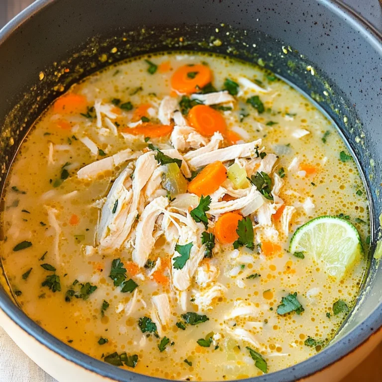 Coconut Cilantro Chicken Soup
