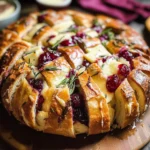 Cranberry Brie Sourdough Pull-Apart Bread Recipe