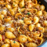 Creamy Beef and Shells