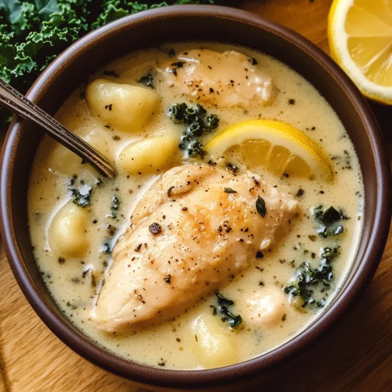 Creamy Winter Lemon Chicken Gnocchi Soup