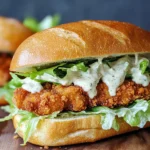 Crispy Chicken Caesar Sandwich