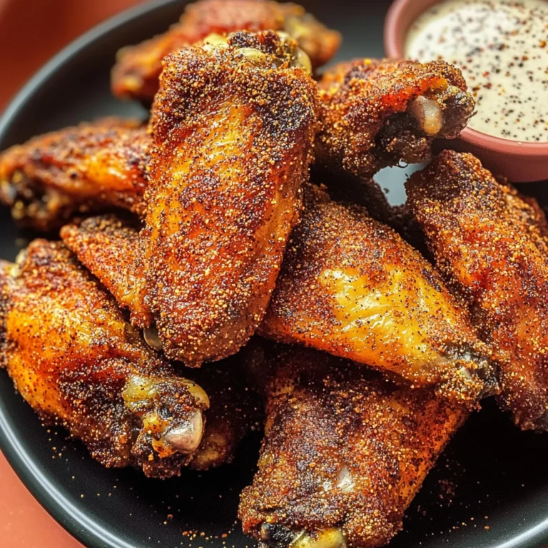 Crispy Dry Rub Chicken Wings